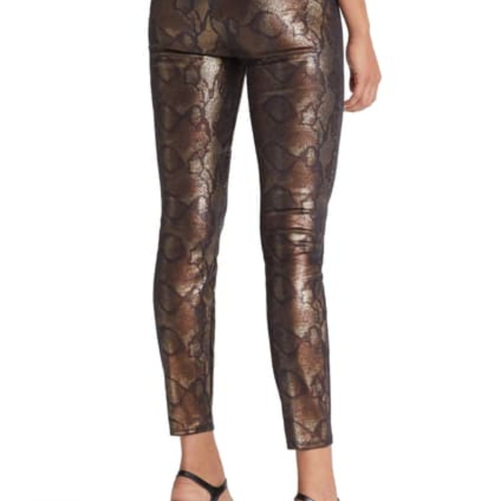 MOTHER Looker Snake Texture High Waist Skinny Pant - Picture 2 of 12